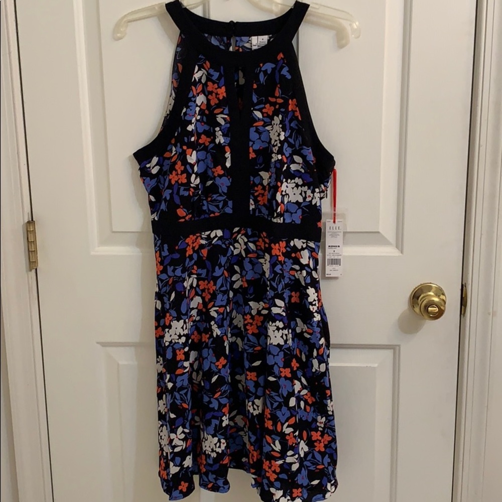 Elle Halter flower dress